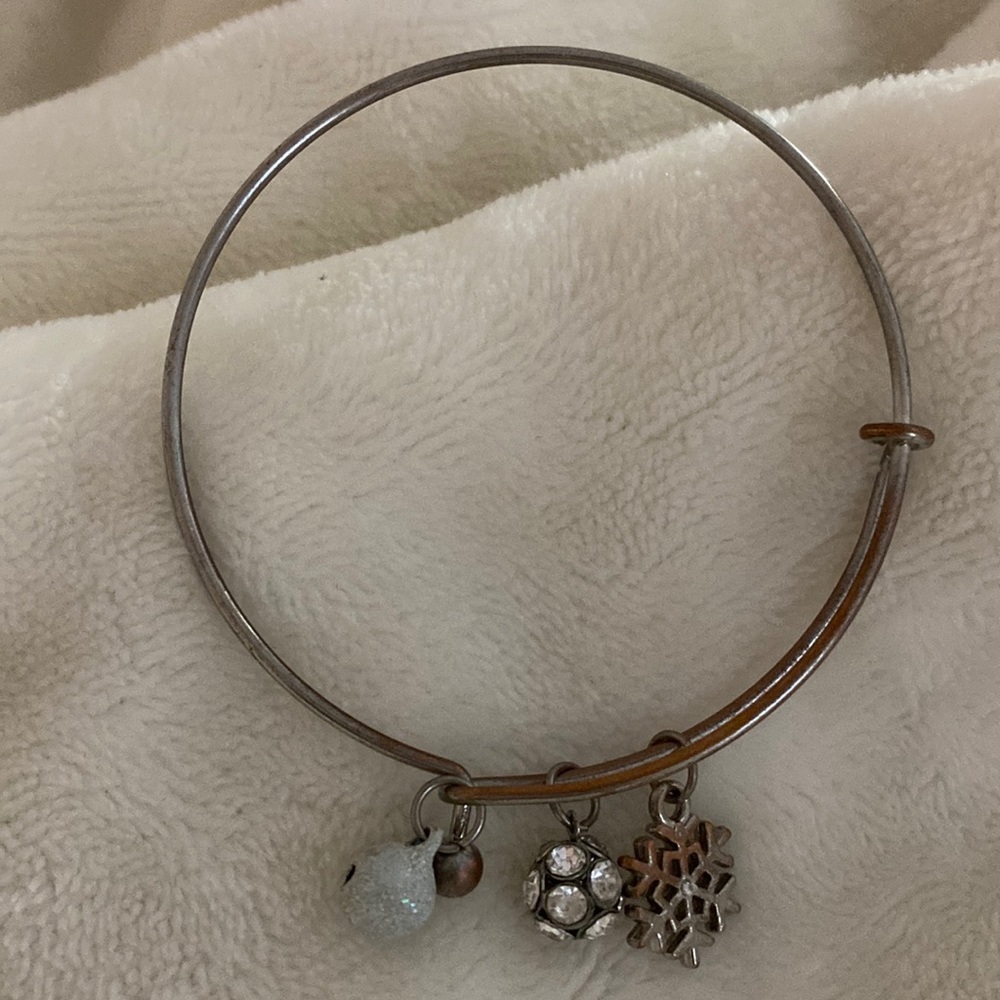 Winter themed charm bracelet